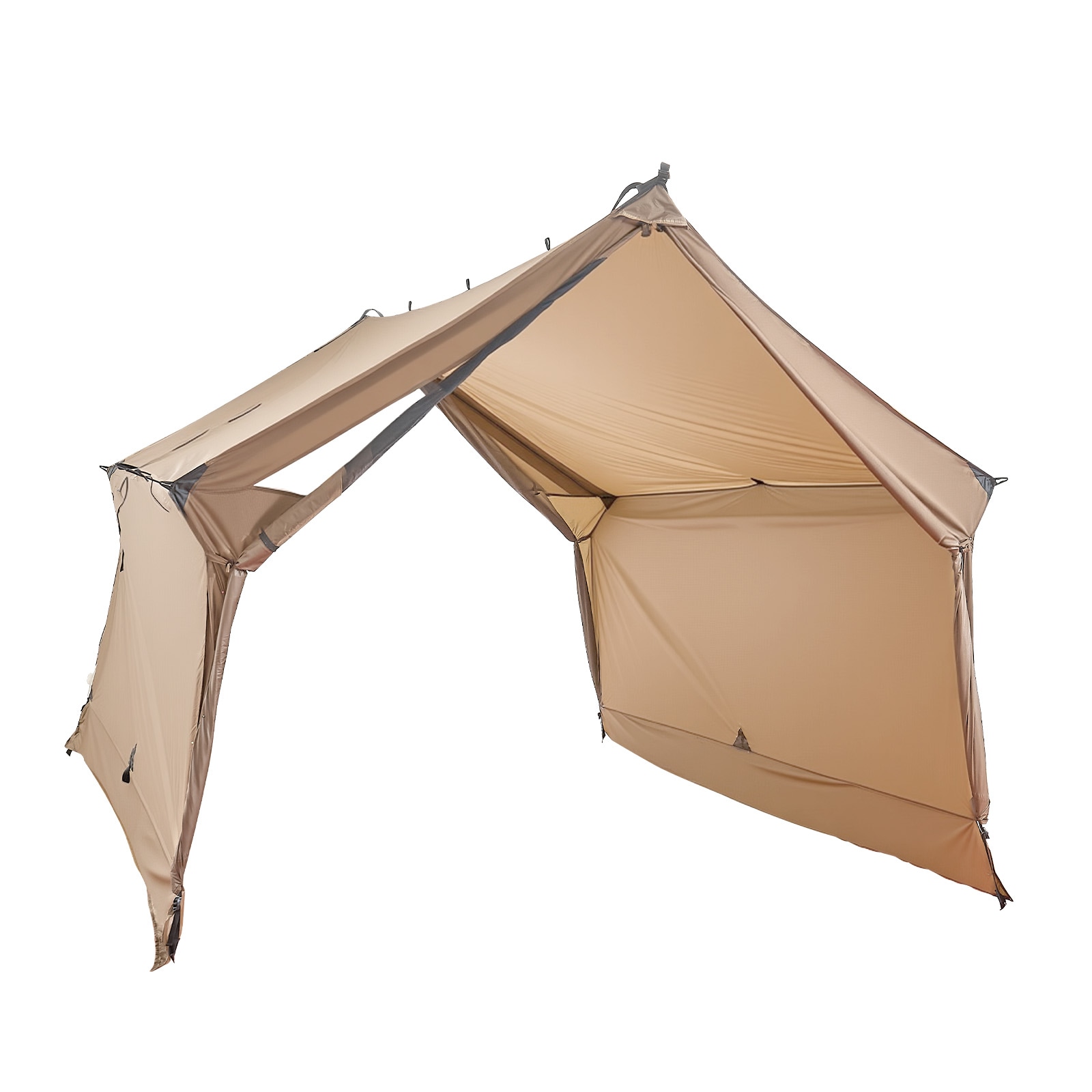 Cabin Hot Tent With Stove Jack Lightweight Waterproof 2 Persons Camping_voghion.com